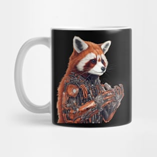 Cyberrific Red Panda - Furry Warrior of the Future Mug